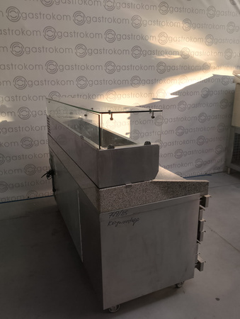 Stół chłodniczy do pizzy z granitowym blatem Yato YG-05310 + nadstawka