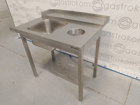 Stół załadowczy 1-komorowy bez półki 100x75x88