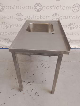 Stół ze zlewem 100x60
