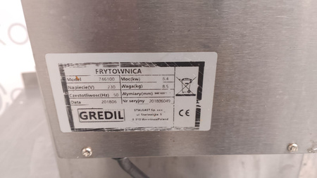 FRYTOWNICA 2-KOMOROWA 2X5 L GREDIL 746100