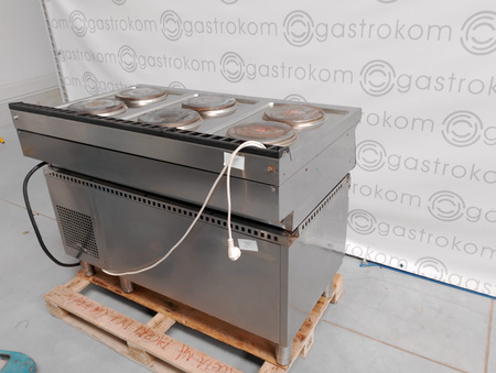 Kuchnia elektryczna nastawna 6x2,6 kW FAGOR C-E760 z podstawą chłodniczą
