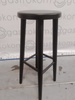 TABORET BAROWY HOKER 70 CM BUKOWY CZARNY