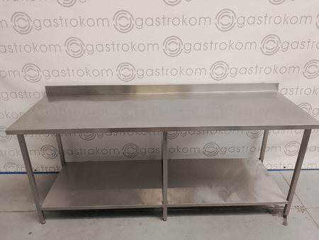 Stół z półką 200x68x85