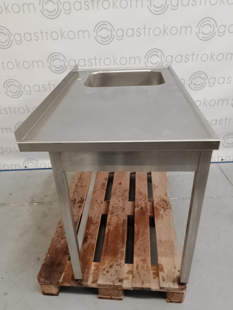 Stół ze zlewem 120x70x85