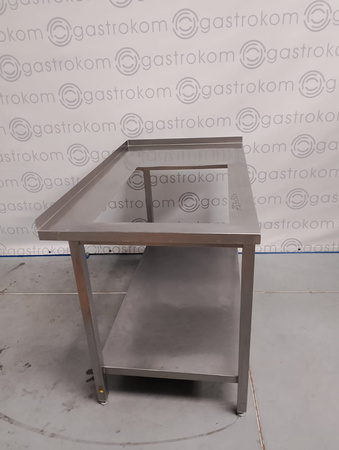 Stół z półką 136x77x85 z otworem na płytę indukcyjną