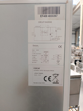 Szafa mroźnicza biała 60x60x180 Forcar