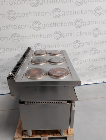 Kuchnia elektryczna nastawna 6x2,6 kW FAGOR C-E760 z podstawą chłodniczą