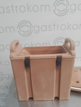 Termos na napoje z kranem Royal Catering 10011880 brązowy 18 l