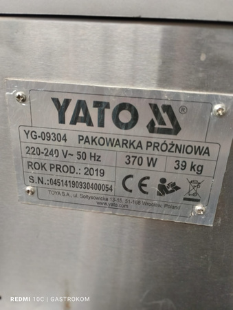 Pakowarka próżniowa YG-09304