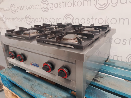 Kuchnia gazowa 4-palnikowa RedFox SPB-70/80G NASTAWNA