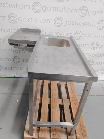 STÓŁ ZAŁ. DO ZMYW. KAPT. 130x55/90x90 CM