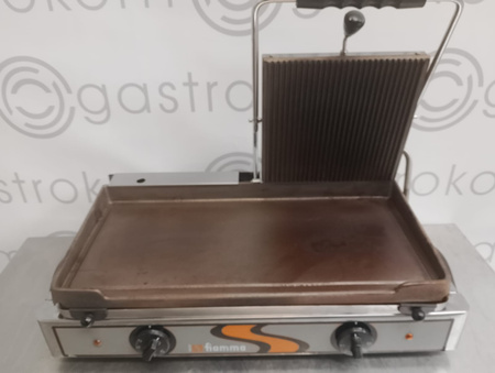 Kontakt grill podwójny gładki GR 8.1L Fiamma