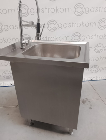 Stół ze zlewem z szafką 60x70