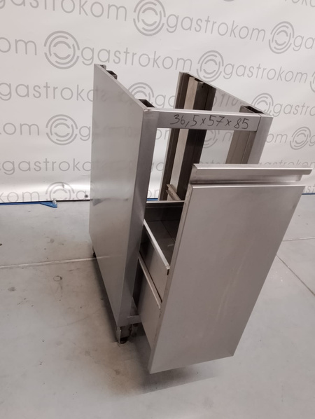 Stanowisko bez blatu z wysuwaną szafką 36,5x57x85