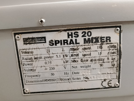 Mikser spiralny HS20