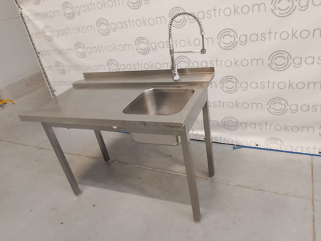 Stół załadowczy ze zlewem 123x74x85