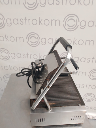 Kontakt grill podwójny ryflowany Hendi 263709