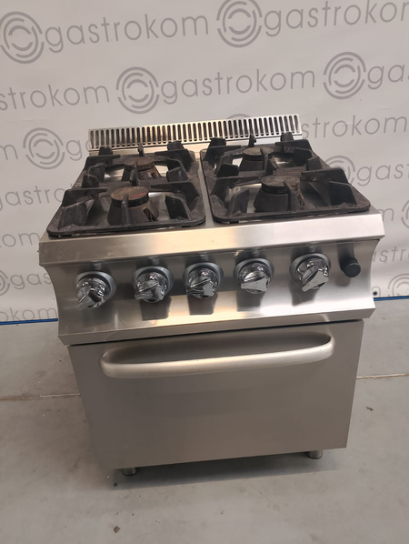 Kuchnia gazowa 4-palnikowa z piekarnikiem MBM Domina70x71,4x85