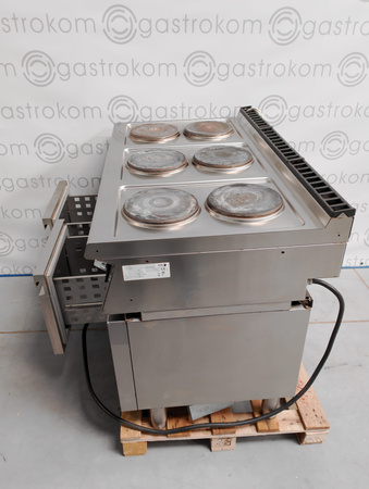 Kuchnia elektryczna nastawna 6x2,6 kW FAGOR C-E760 z podstawą chłodniczą
