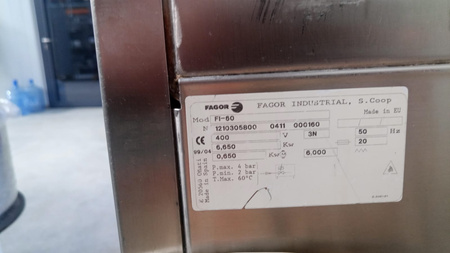 Zmywarka uniwersalna Fagor FI-60, 2 dozowniki, 400V