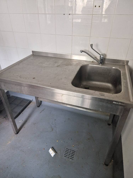 Stół ze zlewem 120x70x85