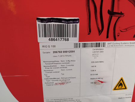 Zamrażarka skrzyniowa AHT Rio