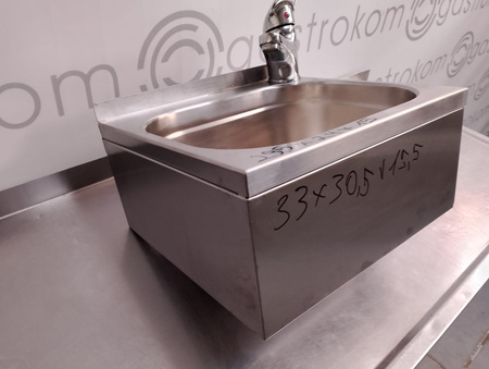 Umywalka nierdzewna zabudowana