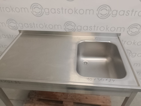 Stół ze zlewem 120x70x85