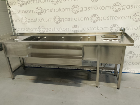 Stacja barmańska z ociekaczem 239x60+20x85