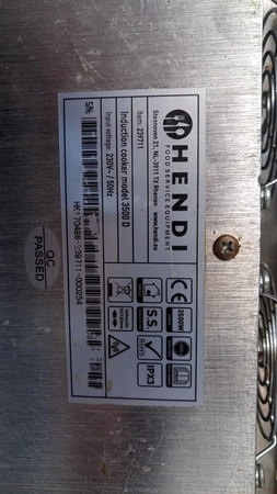 Kuchenka indukcyjna Hendi 3500W 239711