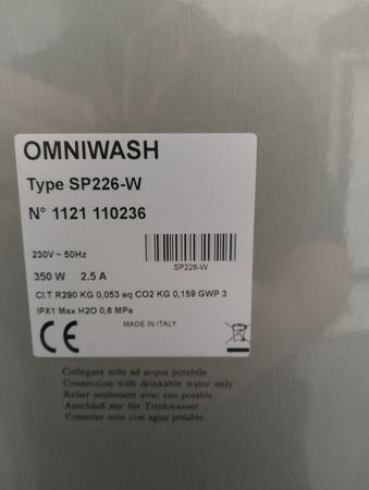Kostkarka Omniwash SP226-W