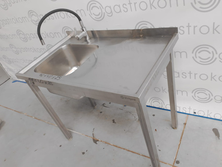 Stół ze zlewem-L 100x60x85