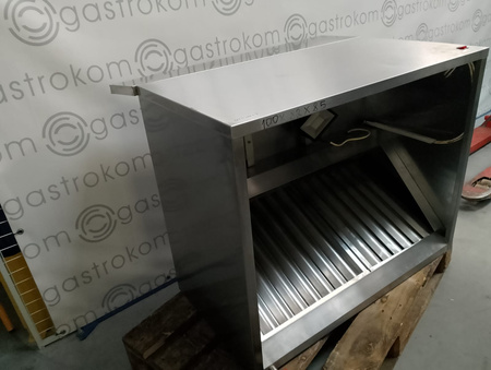 Okap gastronomiczny 100x80 przyścienny skrzyniowy