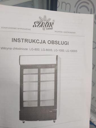 Witryna chłodnicza 2-drzwiowa Szron LG 800