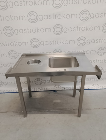 Stół załadowczy 1-komorowy bez półki 100x75x88