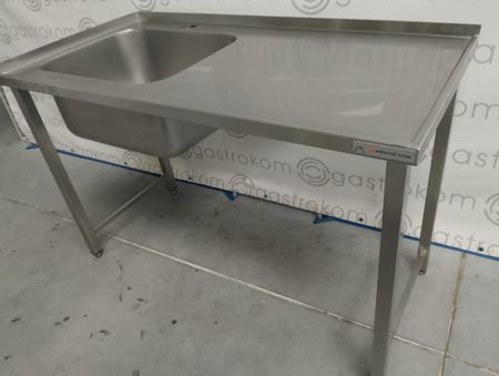 STÓŁ ZE ZLEWEM-L 140X70X85