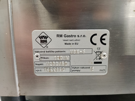 Pakowarka próżniowa komorowa RM Gastro VBN-6
