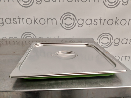 POKRYWKA GN 2/3 STALOWA Z USZCZELKĄ SILIKONOWĄ