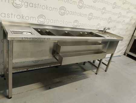 Stacja barmańska z ociekaczem 239x60+20x85