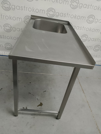 STÓŁ ZE ZLEWEM-L 140X70X85