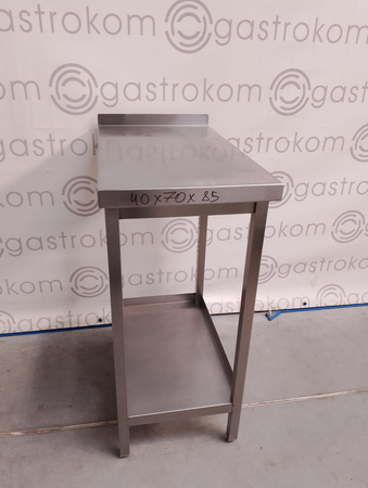 Stół przyścienny z półką 40x70x85