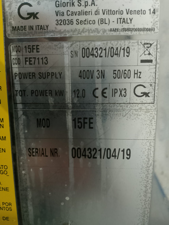 Frytownica elektryczna wolnostojąca Giorik 15FE