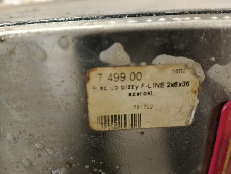 Piec do pizzy GGF 2-kom. F108-66 (781702) z podstawą