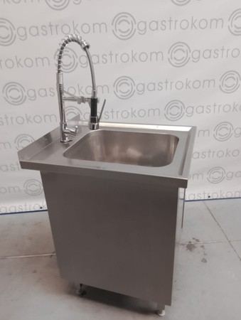 Stół ze zlewem z szafką 60x70
