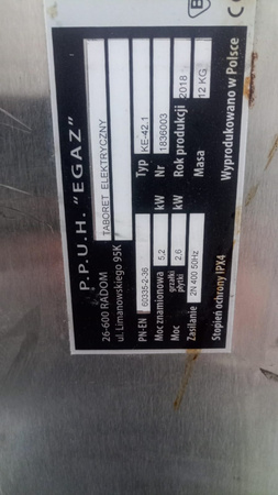Kuchenka elektryczna 2-palnikowa KE-42.1