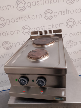 Kuchnia elektryczna 2-palnikowa DEXION nastawna