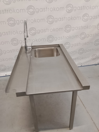Stół załadowczy ze zlewem 123x74x85