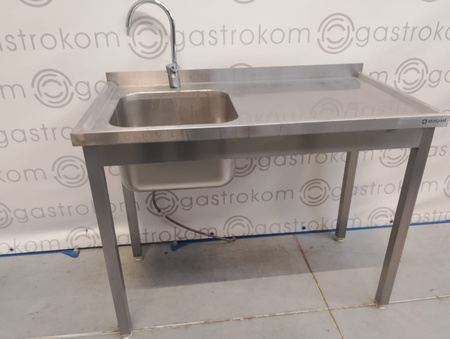 Stół ze zlewem-L 110x60x85