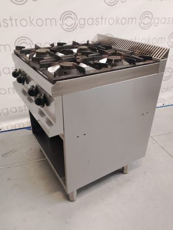 KUCHNIA GAZOWA 4-PALNIKOWA NA PODSTAWIE OTWARTEJ 24 KW MBM Magistra G4A77XL