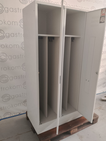 Szafka BHP ubraniowa trzydrzwiowa 180 cm x 120 cm